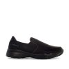 Slipon black man comfort shoes