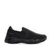 Slipon black woman comfort shoes