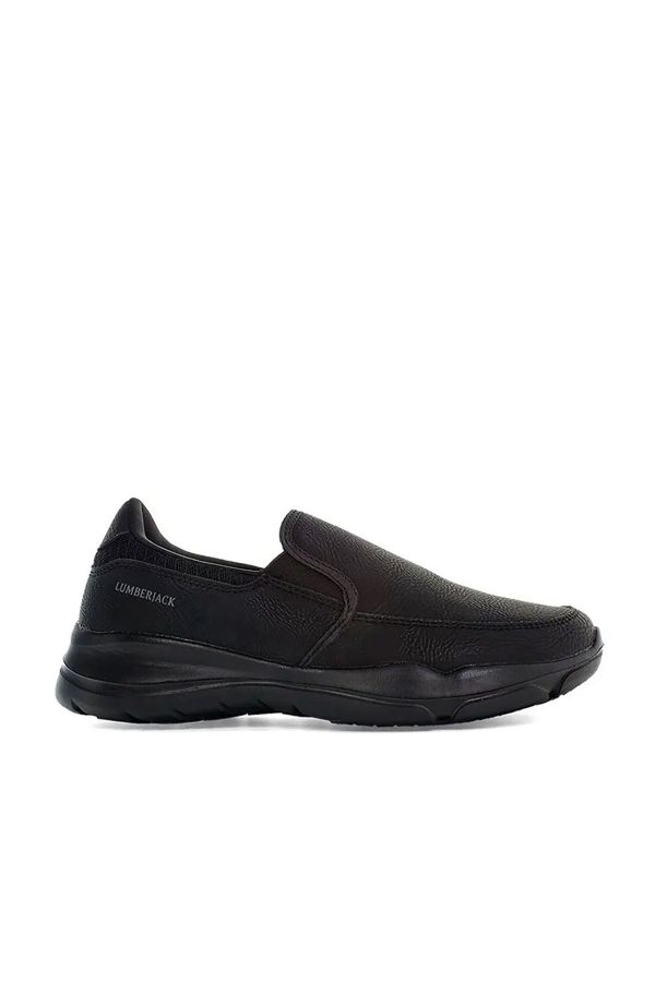Slipon black woman comfort shoes