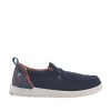 Wallaby shoe navy blue multi man casual shoes