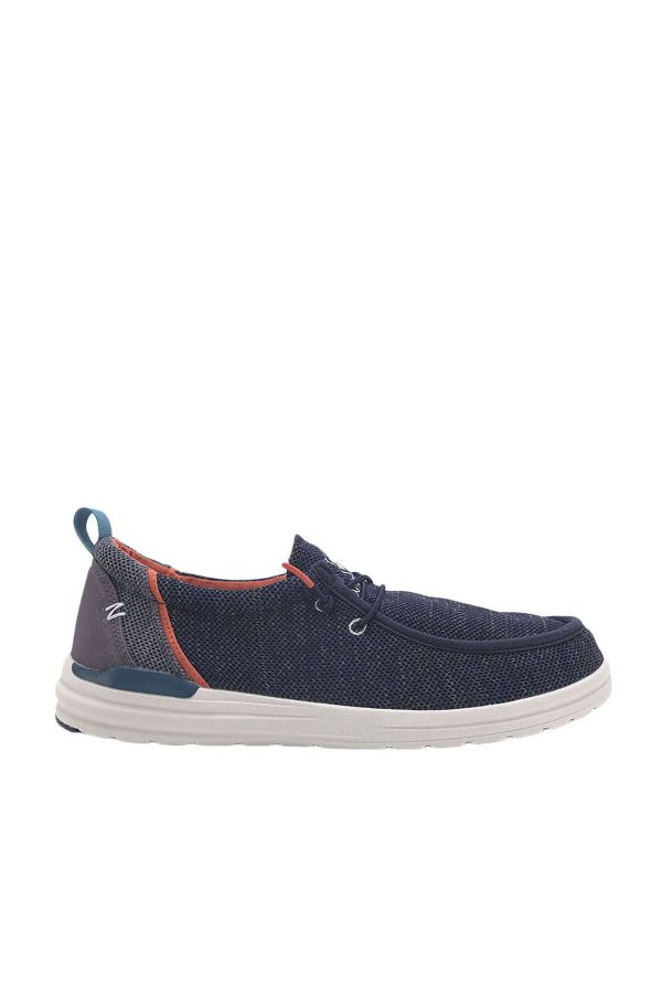 Wallaby shoe navy blue multi man casual shoes