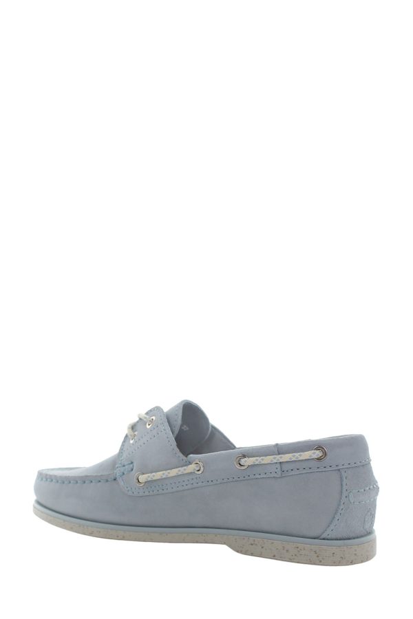 Boat shoes blue woman casual shoes - Image 3