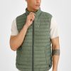 Light padded vest green man jacket - Image 2