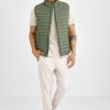 Light padded vest green man jacket - Image 3