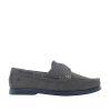 Boat shoes gray man comfort shoes