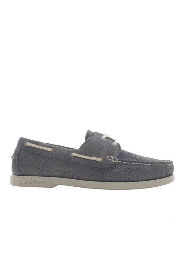 Boat shoes gray man casual shoes