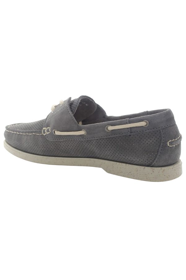 Boat shoes gray man casual shoes - Image 3