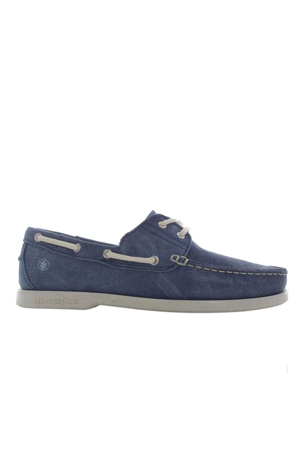Boat shoes navy blue man casual shoes
