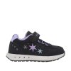 1 velcro and elastic lace multicolor girl sneaker