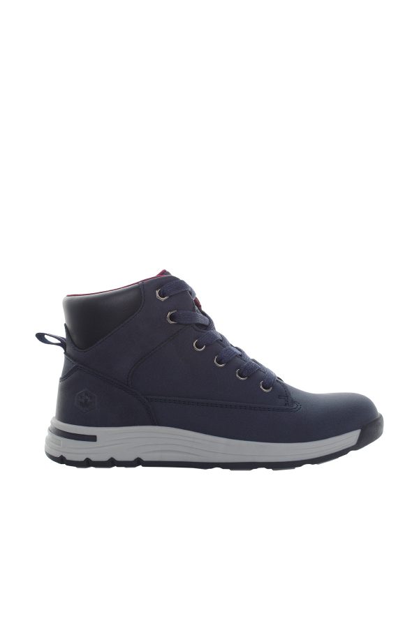 Ankle boot lace up navy blue boy 776